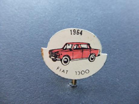 Fiat 1300 oldtimer 1964 rood